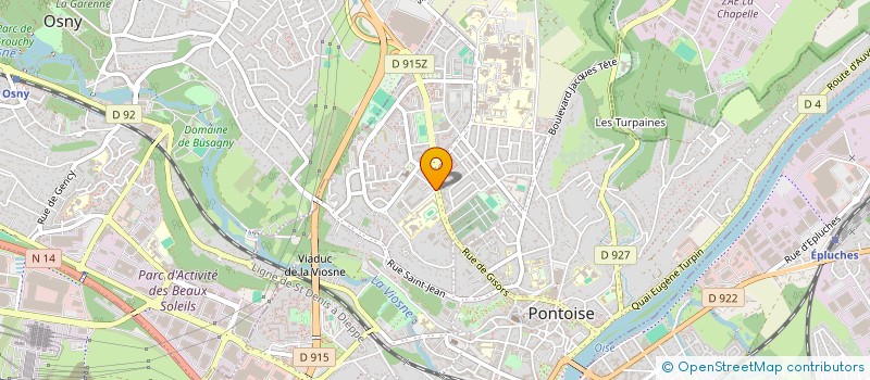 localisation de l'entreprise GARDENIA à PONTOISE