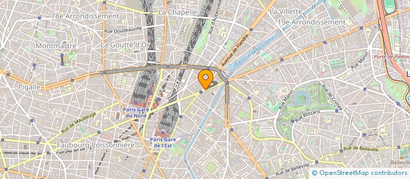 localisation de l'entreprise GARDENIA SIHAM à PARIS