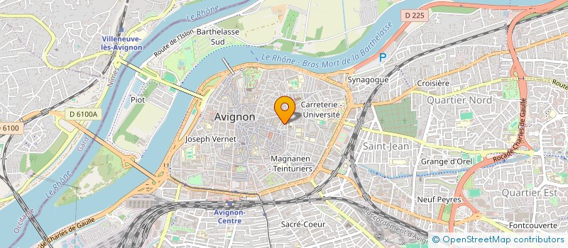 localisation de l'entreprise GARDER LE CONTACT à AVIGNON
