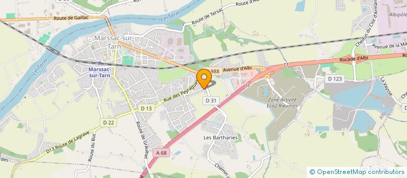 localisation de l'entreprise GARDER LE LIEN  MARSSAC-SUR-TARN