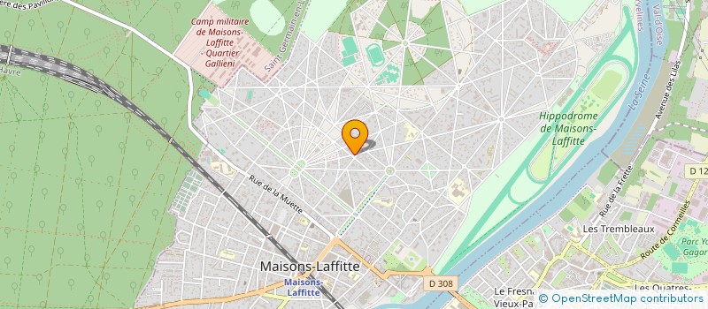 localisation de l'entreprise GARDERE à MAISONS-LAFFITTE