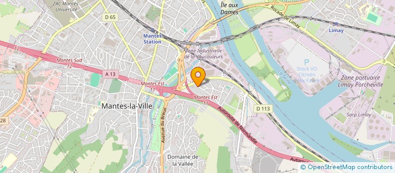 localisation de l'entreprise GARDERELLE à MANTES-LA-VILLE