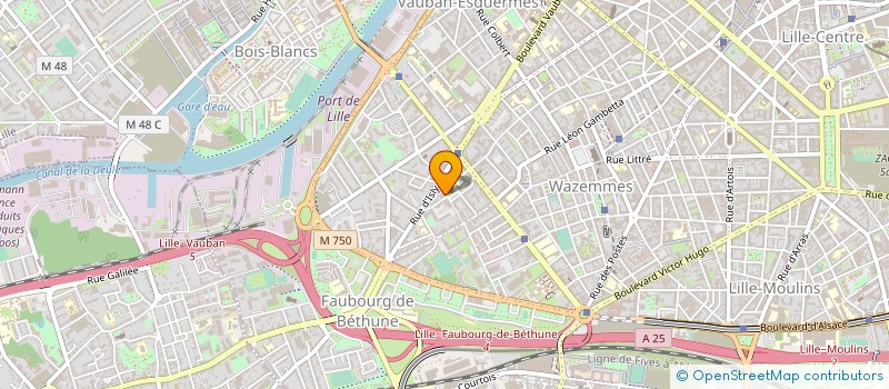 localisation de l'entreprise GARDERIE ANIMATION LITTRE à LILLE