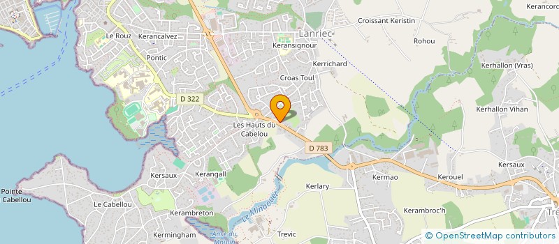 localisation de l'entreprise GARDERIE ASSOCIATIVE OTITI  CONCARNEAU