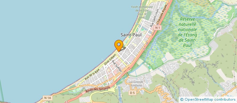 localisation de l'entreprise GARDERIE BISOUNOURS à SAINT-PAUL