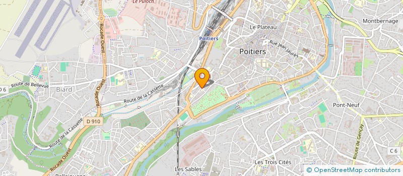 localisation de l'entreprise GARDERIE DE L ECOLE DAMIEN ALLARD à POITIERS