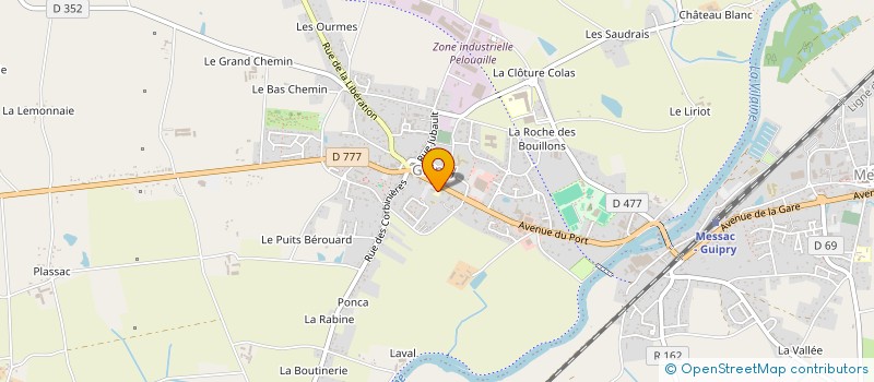 localisation de l'entreprise GARDERIE DES ECOLES à GUIPRY-MESSAC