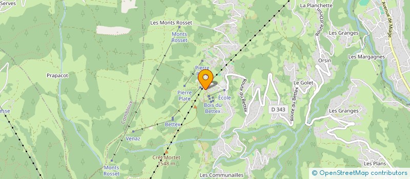 localisation de l'entreprise GARDERIE DES NEIGES à SAINT-GERVAIS-LES-BAINS