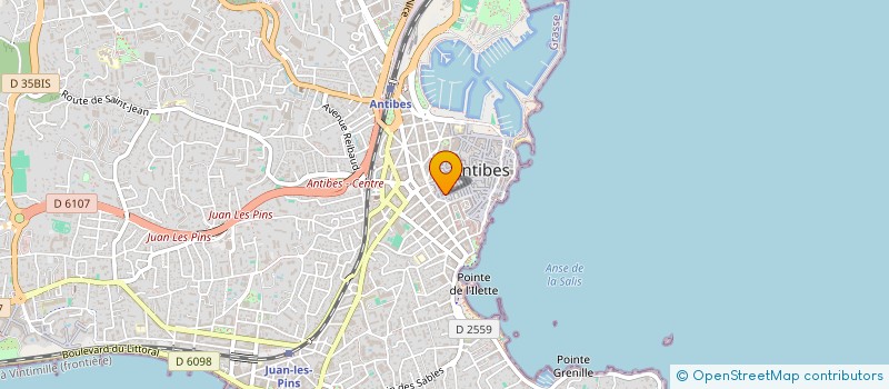 localisation de l'entreprise GARDERIE ENFANTINE D'ANTIBES à ANTIBES