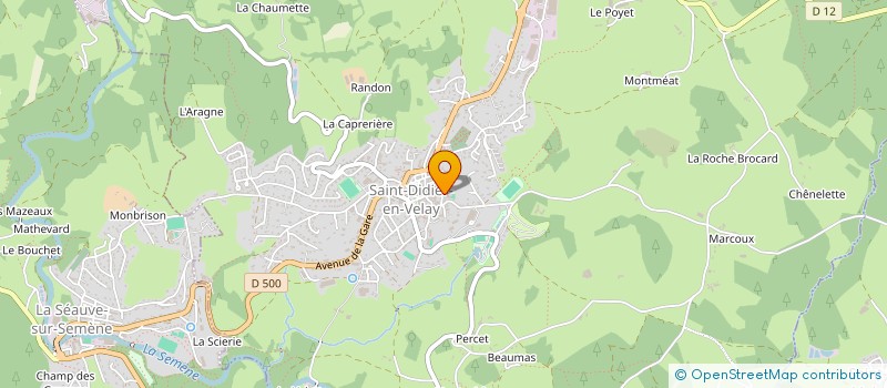 localisation de l'entreprise GARDERIE FAMILIALE RURALE LES MATRUS à SAINT-DIDIER-EN-VELAY