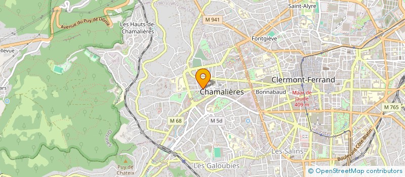 localisation de l'entreprise GARDERIE JEANNE D ARC à CHAMALIERES