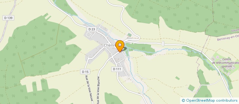 localisation de l'entreprise GARDERIE LES TROIS POMMES à VAUCHASSIS