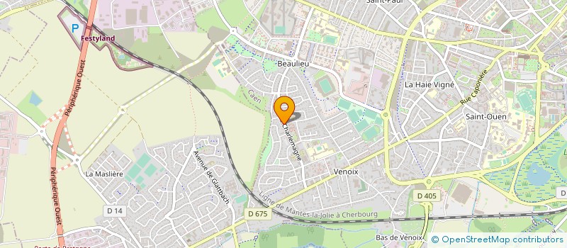 localisation de l'entreprise GARDERIE MATERNELLE VENOIX à CAEN