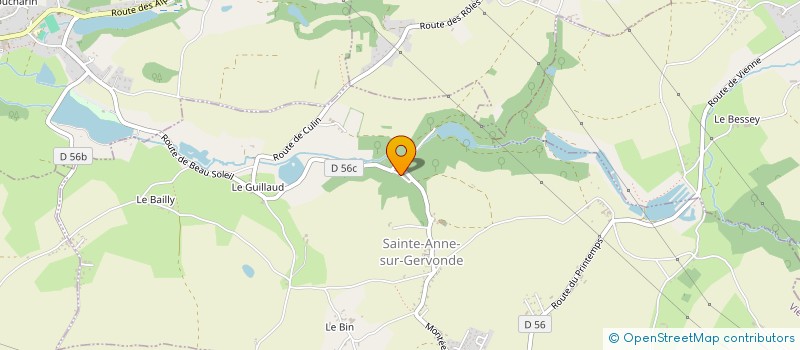 localisation de l'entreprise GARDERIE PERISCOLAIRE BEAUVOIR DE MARC  BEAUVOIR-DE-MARC