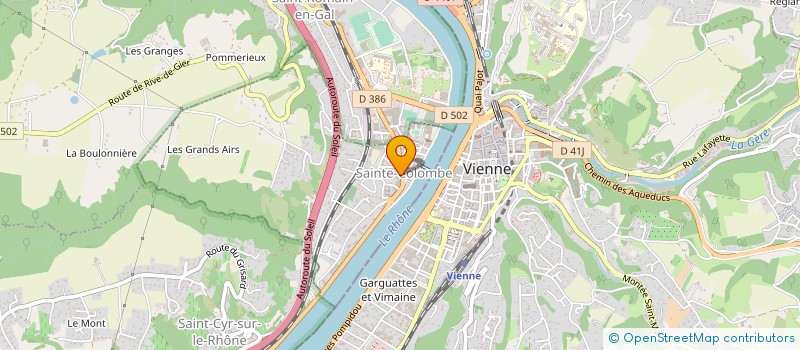 localisation de l'entreprise GARDERIE PERISCOLAIRE CENTRE DE LOISIRS  SAINTE-COLOMBE