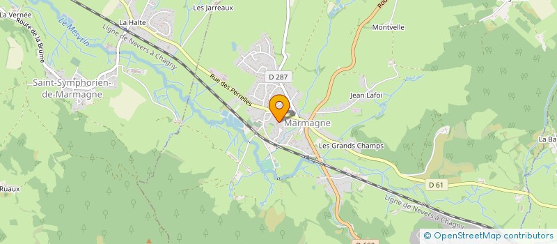 localisation de l'entreprise GARDERIE PERISCOLAIRE DE MARMAGNE à MARMAGNE
