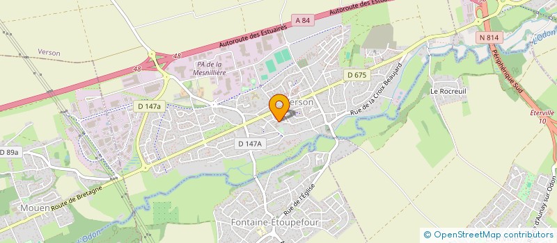 localisation de l'entreprise GARDERIE PERISCOLAIRE DE VERSON à VERSON