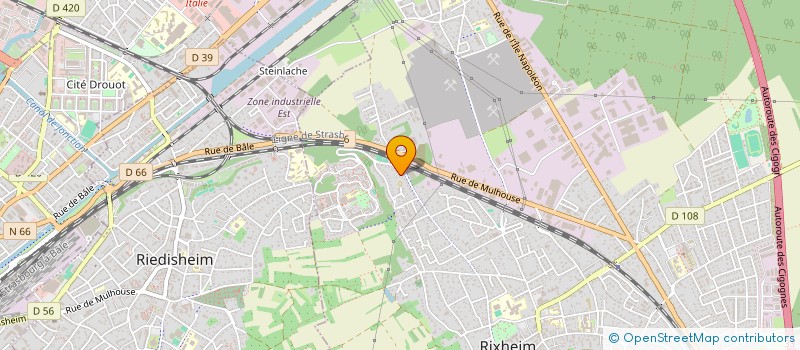 localisation de l'entreprise GARDERIE PERISCOLAIRE RIXHEIM à RIXHEIM