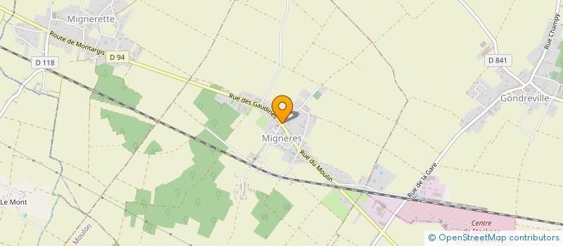 localisation de l'entreprise GARDERIE PERISCOLAIRE SIRIS MIGNIERES à MIGNERES