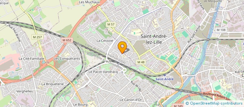 localisation de l'entreprise GARDERIE RAMEAU à LAMBERSART