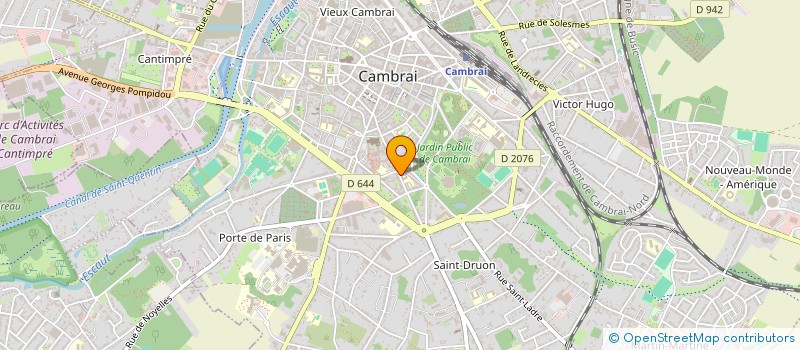 localisation de l'entreprise GARDERIE SAINT GEORGES à CAMBRAI