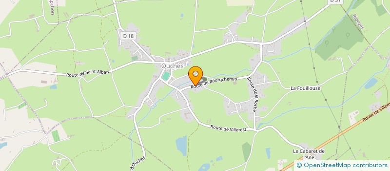 localisation de l'entreprise GARDERIE SCOLAIRE DE OUCHES à OUCHES