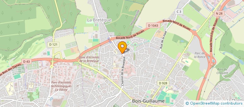 localisation de l'entreprise GARDET ET DE BEZENAC à BOIS-GUILLAUME