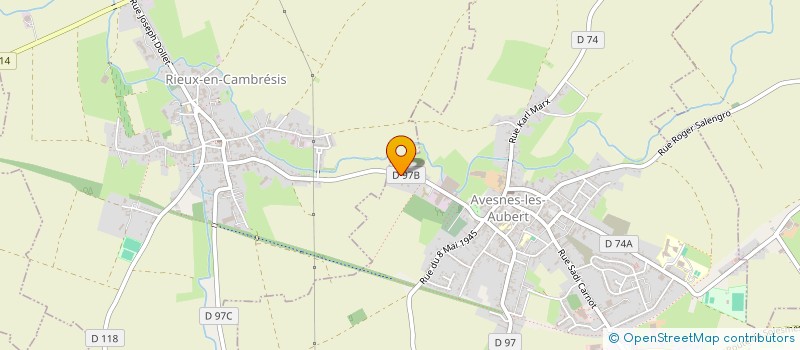 localisation de l'entreprise GARDEZ  AVESNES-LES-AUBERT