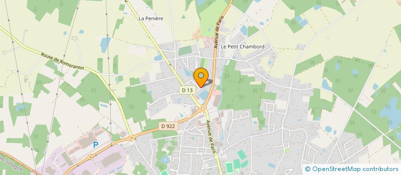 localisation de l'entreprise GARDEZ LA PECHE à ROMORANTIN-LANTHENAY