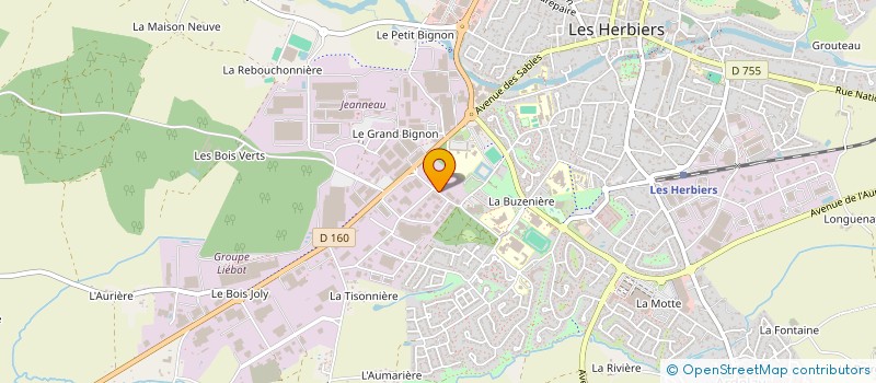 localisation de l'entreprise GARDEZ LE SECRET - ESCAPE GAME à LES HERBIERS