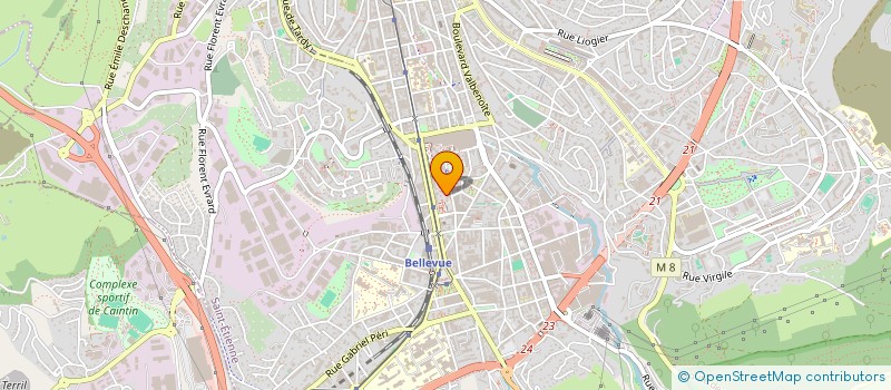 localisation de l'entreprise GARDIANCE SECURITY  SAINT-ETIENNE