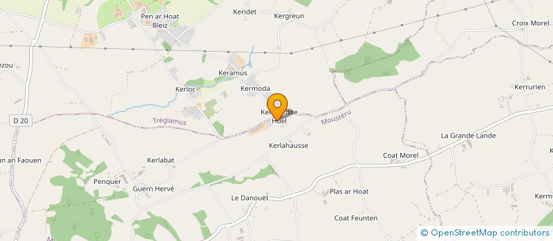 localisation de l'entreprise GARDIEN  MOUSTERU