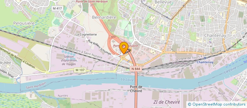 localisation de l'entreprise GARDIEN PREVENT SECUR SURVEIL à NANTES