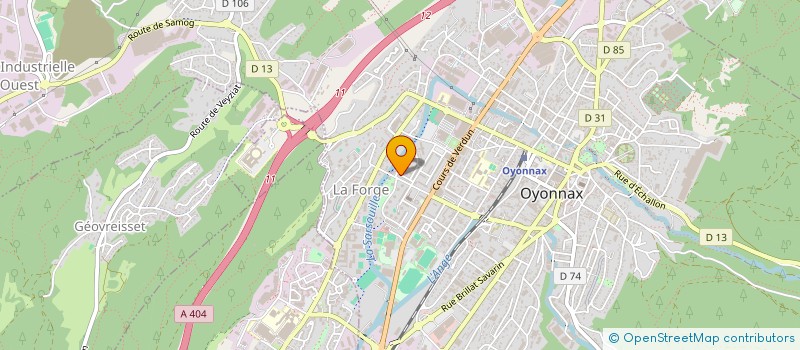 localisation de l'entreprise GARDIENNA SURVEILLAN ACTION OYO SECURITE à OYONNAX