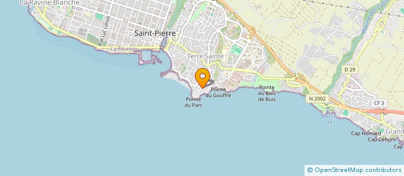 localisation de l'entreprise GARDIENNAGE ASSISTANCE PROTECTION SURVEILLANCE OCEAN INDIEN  SAINT-PIERRE