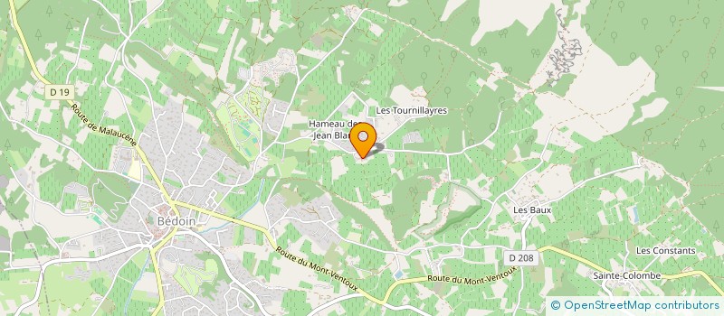 localisation de l'entreprise GARDIENNAGE DE LA GRANGE  BEDOIN