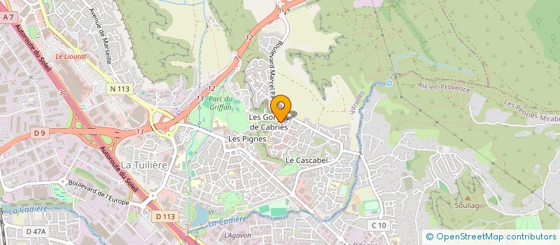 localisation de l'entreprise GARDIENNAGE INTERVEN TELE SURVEILLANCE à VITROLLES