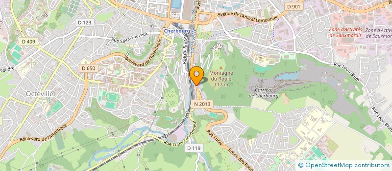localisation de l'entreprise GARDIENNAGE INTERVENTION PROTECTION à CHERBOURG-EN-COTENTIN