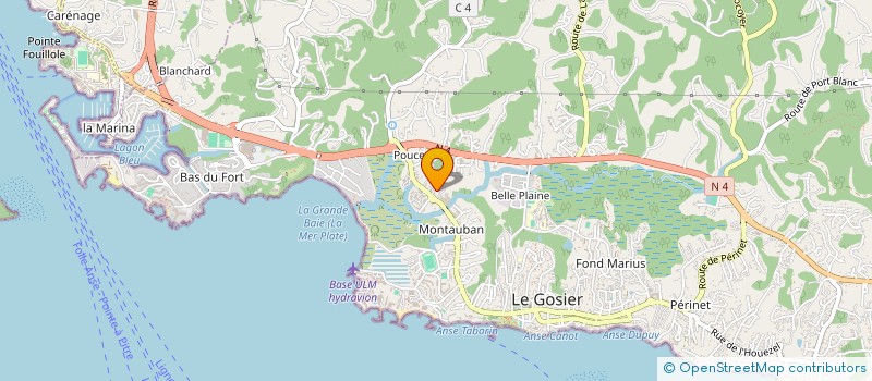 localisation de l'entreprise GARDIENNAGE PRIVE MULTISERVICES ANTILLES à LE GOSIER