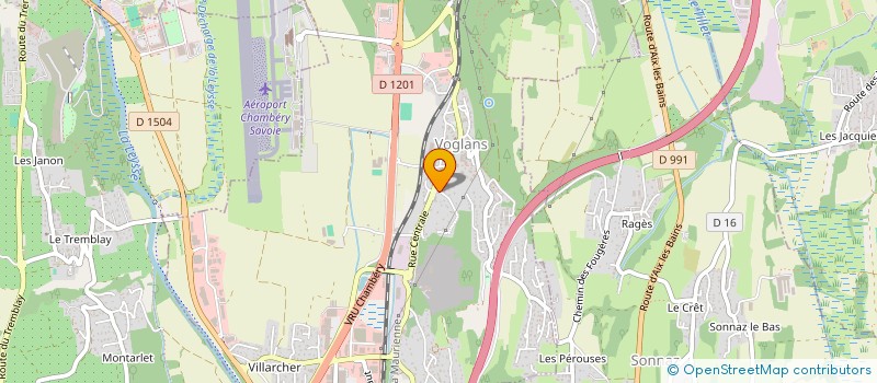 localisation de l'entreprise GARDIENNAGE PROTECTION SERVICE  VOGLANS