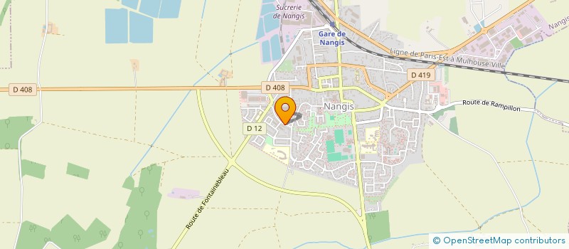 localisation de l'entreprise GARDIENNAGE PROTECTION SURVEILLANCE  NANGIS