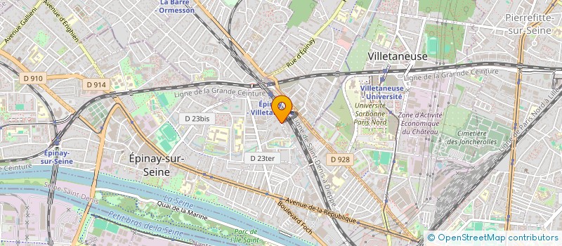 localisation de l'entreprise GARDIENNAGE SECURITE PREVENTION SERVICE à EPINAY-SUR-SEINE