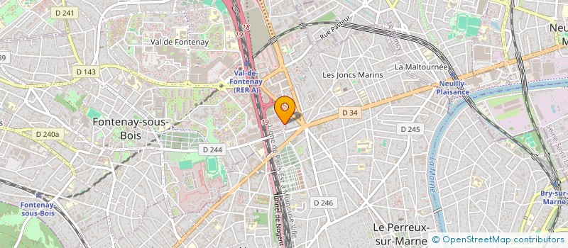 localisation de l'entreprise GARDIENNAGE & SECURITE PRIVEE à FONTENAY-SOUS-BOIS