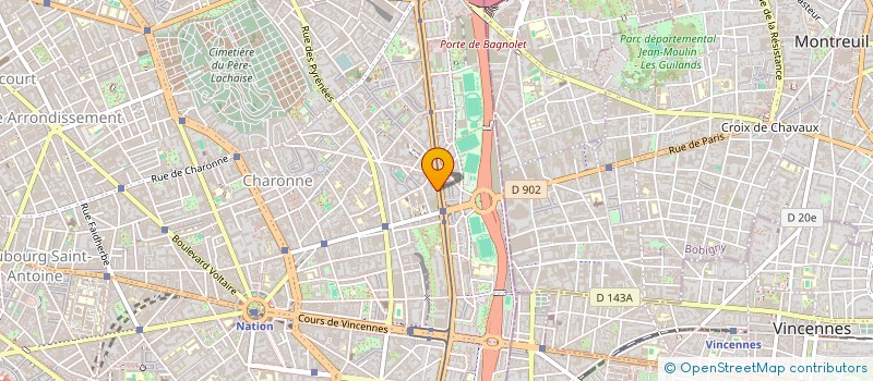 localisation de l'entreprise GARDIENNAGE - SURVEILLANCE - INTERVENTION  PARIS