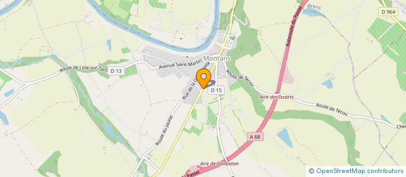 localisation de l'entreprise GARDIENS DE LA NATURE ET DROIT AU LOGEMENT ALTERNATIF  MONTANS