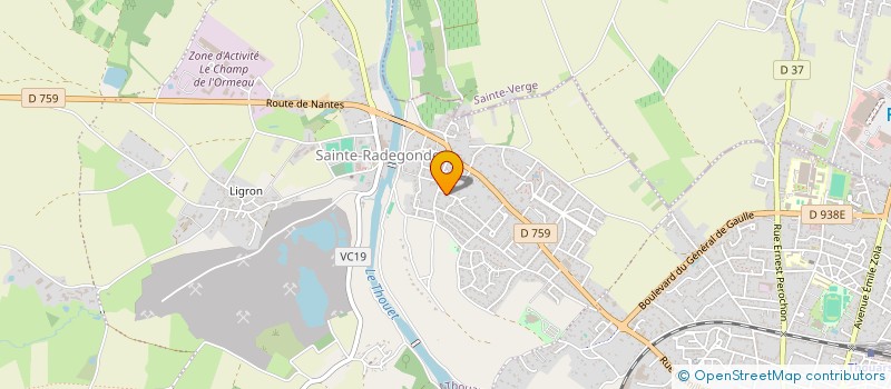 localisation de l'entreprise GARDIENS DU PATRIMOINE  THOUARS