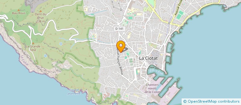 localisation de l'entreprise GARDIENS DU TEMPS  LA CIOTAT