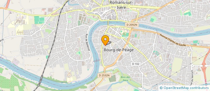 localisation de l'entreprise GARDILEC à BOURG-DE-PEAGE
