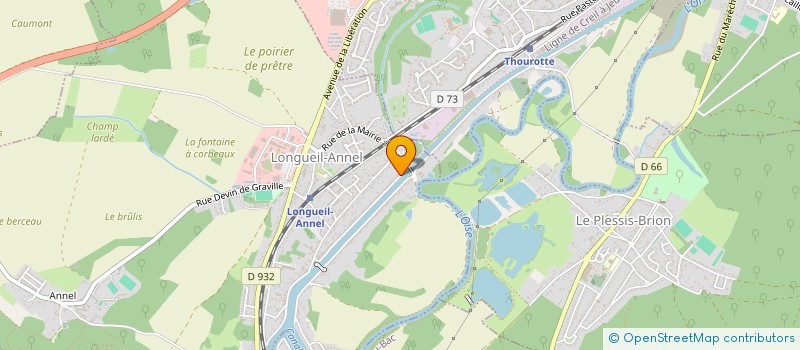 localisation de l'entreprise GARDILLON ET THIRACHE  LONGUEIL-ANNEL