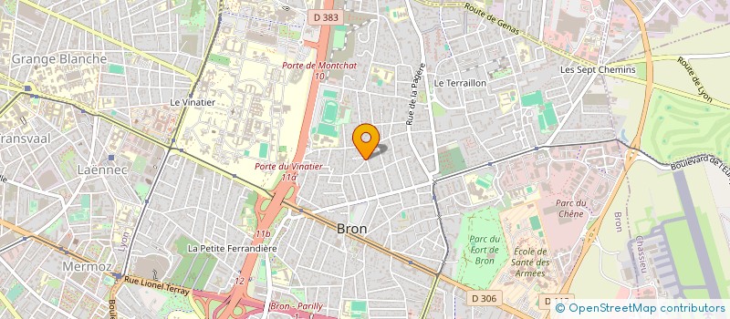 localisation de l'entreprise GARDIM  BRON